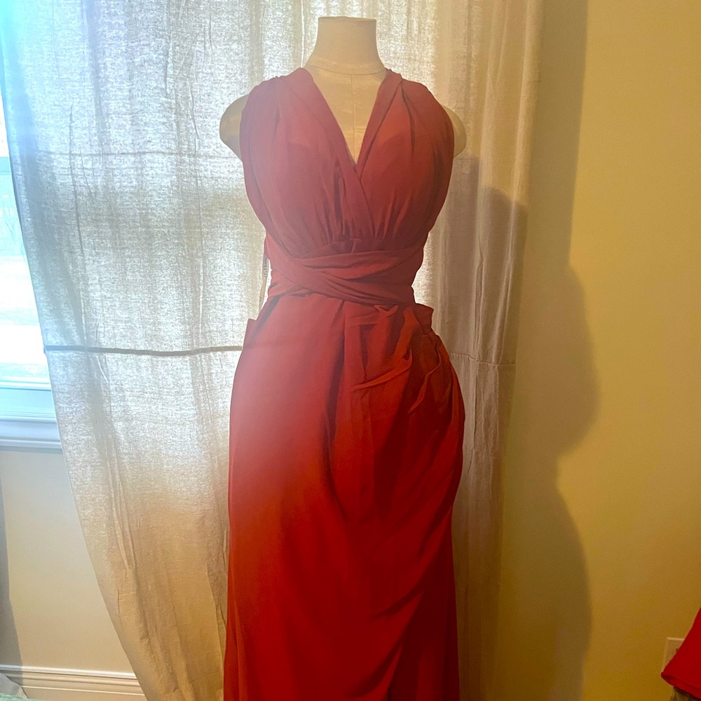 A-line halter dress from JJ’s House.